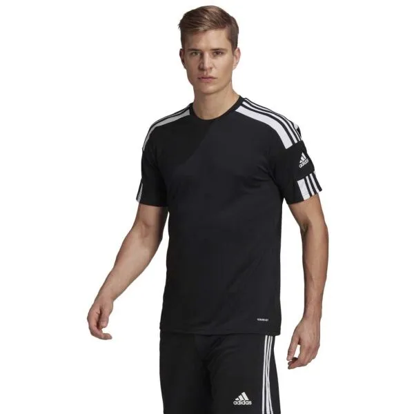 adidas SQUAD 21 JSY SS Pánsky futbalový dres, čierna, veľkosť