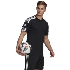 adidas SQUAD 21 JSY SS Pánsky futbalový dres, čierna, veľkosť