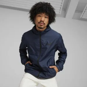 Puma ESS SOLID WINDBREAKER Pánska bunda, tmavo modrá, veľkosť