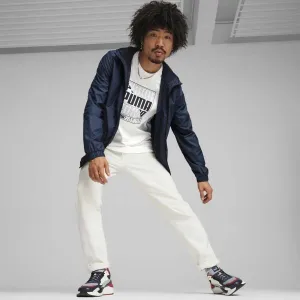 Puma ESS SOLID WINDBREAKER Pánska bunda, tmavo modrá, veľkosť