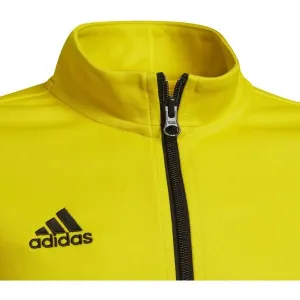 adidas ENT22 TK JKTY juniorská futbalová mikina, žltá, veľkosť