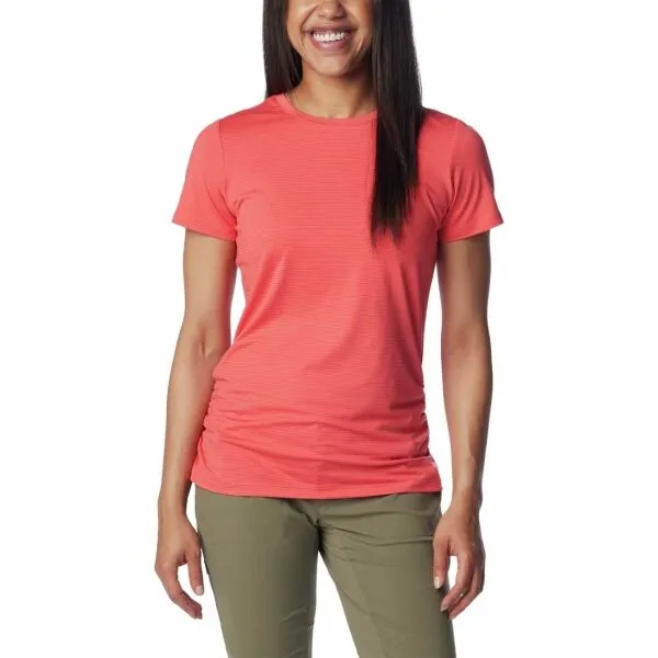 Columbia LESLIE FALLS™ SHORT SLEEVE Dámske tričko, červená, veľkosť