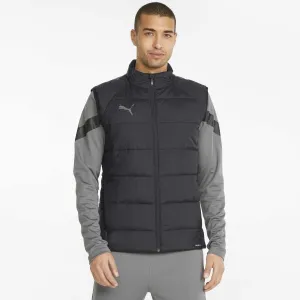 Puma TEAM LIGA VEST JACKET Futbalová bunda, čierna, veľkosť