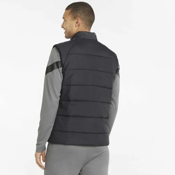 Puma TEAM LIGA VEST JACKET Futbalová bunda, čierna, veľkosť