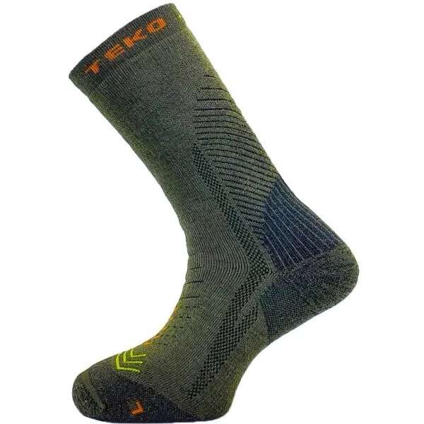TEKO ECO HIKE DISCOVERY 2.0 Outdoorové ponožky, khaki, veľkosť