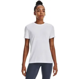 Under Armour SEAMLESS STRIDE Dámske športové tričko s krátkym rukávom, biela, veľkosť