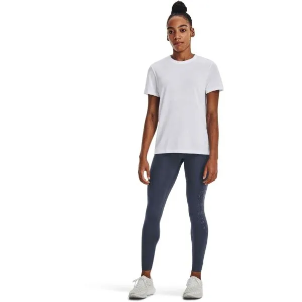 Under Armour SEAMLESS STRIDE Dámske športové tričko s krátkym rukávom, biela, veľkosť