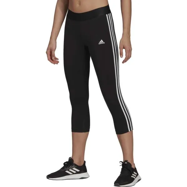 adidas ESSENTIALS 3-STRIPES LEGGINGS Dámske legíny, čierna, veľkosť