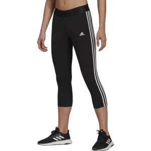 adidas ESSENTIALS 3-STRIPES LEGGINGS Dámske legíny, čierna, veľkosť