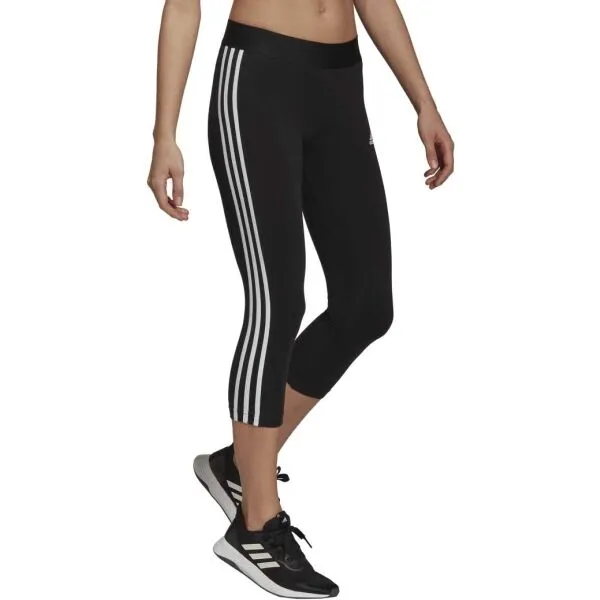 adidas ESSENTIALS 3-STRIPES LEGGINGS Dámske legíny, čierna, veľkosť