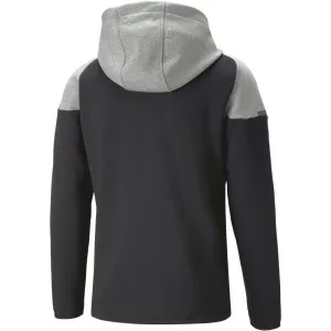 Puma TEAMCUP CASUALS HOODED JACKET Pánska športová bunda, čierna, veľkosť