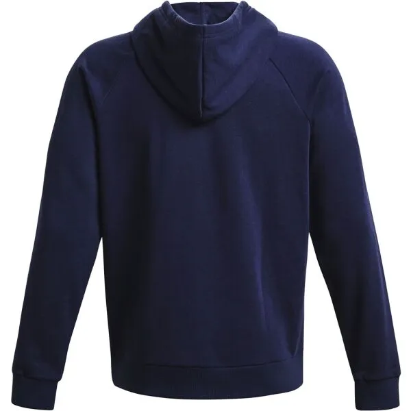 Under Armour RIVAL FLEECE HOODIE Pánska mikina, tmavo modrá, veľkosť