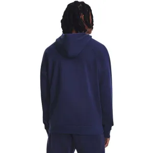 Under Armour RIVAL FLEECE HOODIE Pánska mikina, tmavo modrá, veľkosť