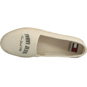 Tommy Hilfiger TJW VARSITY ESPADRILLE Dámske espadrilky, béžová, veľkosť