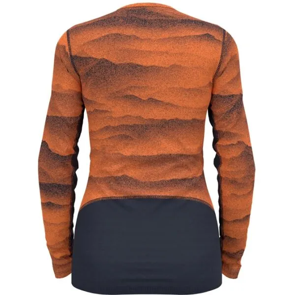 Odlo BL TOP CREW NECK L/S WHISTLER ECO Dámske funkčné tričko, oranžová, veľkosť