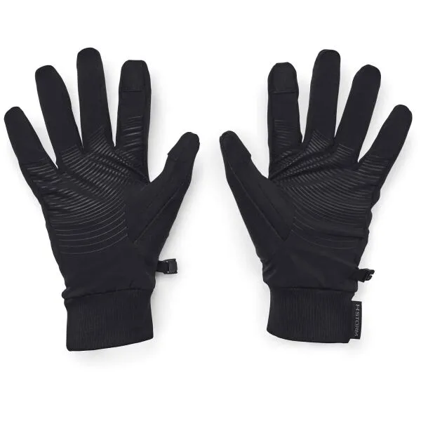 Pánske rukavice UNDER ARMOUR UA Storm Fleece Run Gloves-BLK