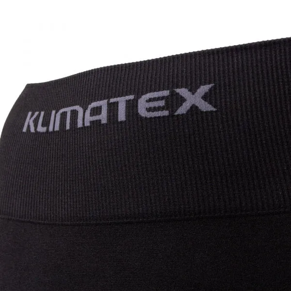 Klimatex ARKA Dámske bezšvové 3/4 legíny, čierna, veľkosť
