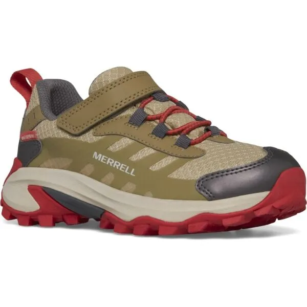 Merrell MOAB SPEED 2 LOW A/C WTRPF Detská outdoorová obuv, béžová, veľkosť 32
