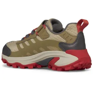 Merrell MOAB SPEED 2 LOW A/C WTRPF Detská outdoorová obuv, béžová, veľkosť 32