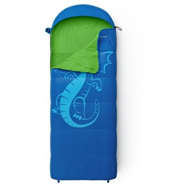 Crossroad AKUTAN 170 Juniorský spací vak, modrá, veľkosť 170 cm - ľavý zips