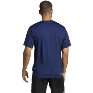 adidas TR-ES BASE T Pánske športové tričko, tmavo modrá, veľkosť