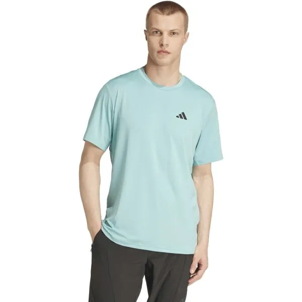 adidas TRAIN ESSENTIALS STRETCH TRAINING Pánske tričko, tyrkysová, veľkosť