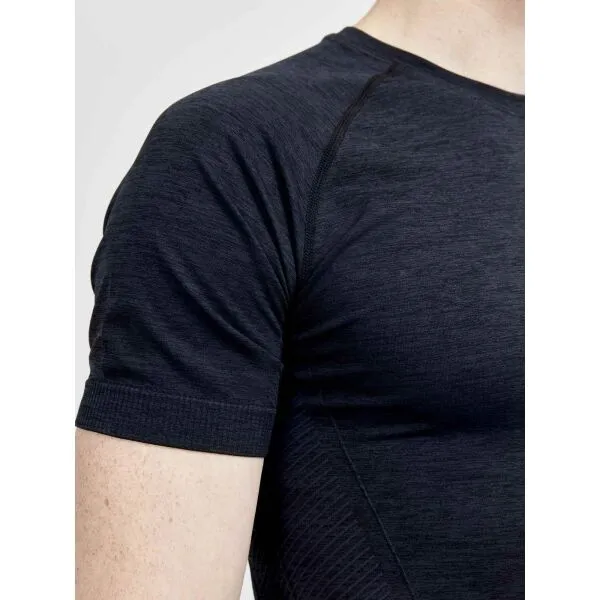 Craft CORE DRY ACTIVE COMFORT SS Pánske funkčné tričko, čierna, veľkosť