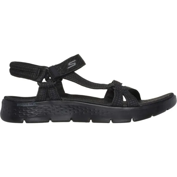 Skechers GO WALK FLEX - SUBLIME-X Dámske sandále, čierna, veľkosť