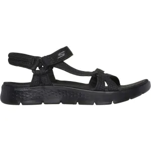 Skechers GO WALK FLEX - SUBLIME-X Dámske sandále, čierna, veľkosť