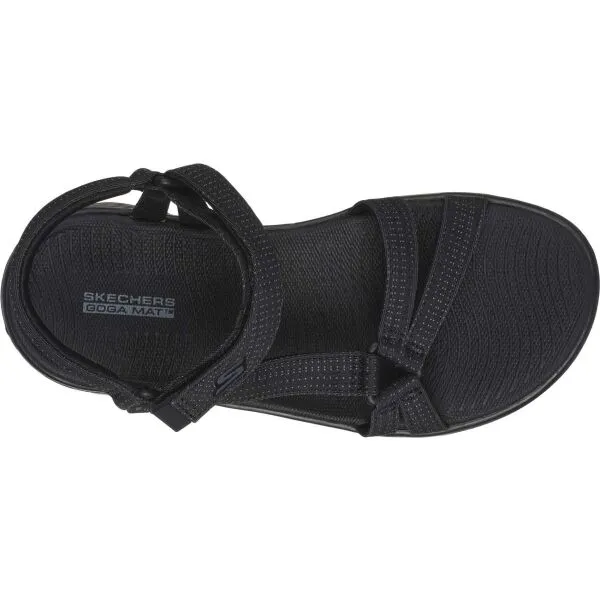 Skechers GO WALK FLEX - SUBLIME-X Dámske sandále, čierna, veľkosť
