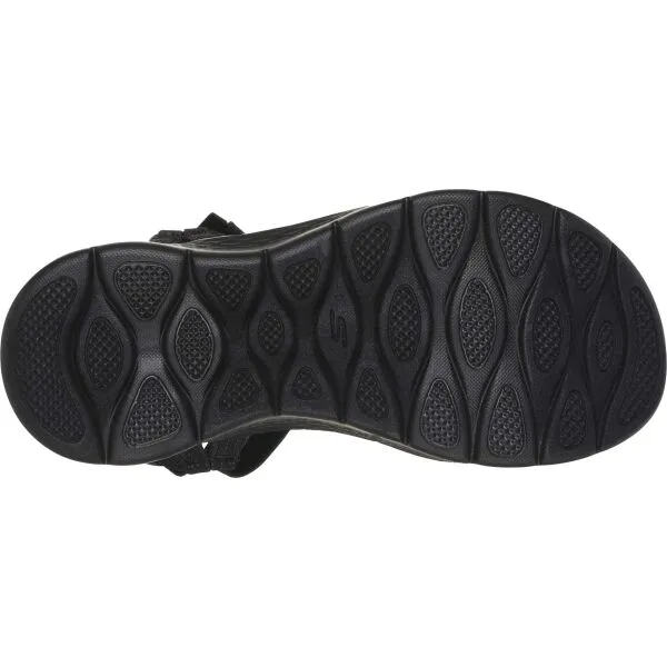 Skechers GO WALK FLEX - SUBLIME-X Dámske sandále, čierna, veľkosť