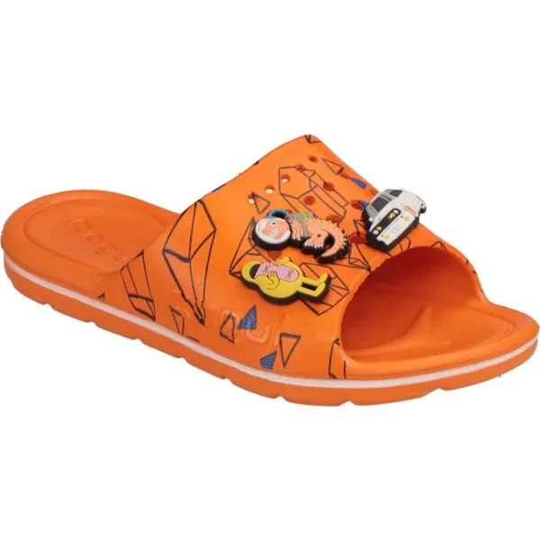 Coqui LONG SET Detské šľapky, oranžová, veľkosť
