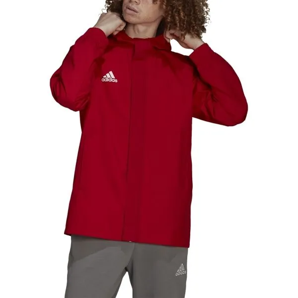 adidas ENT22 AW JKT Pánska futbalová bunda, červená, veľkosť XXL