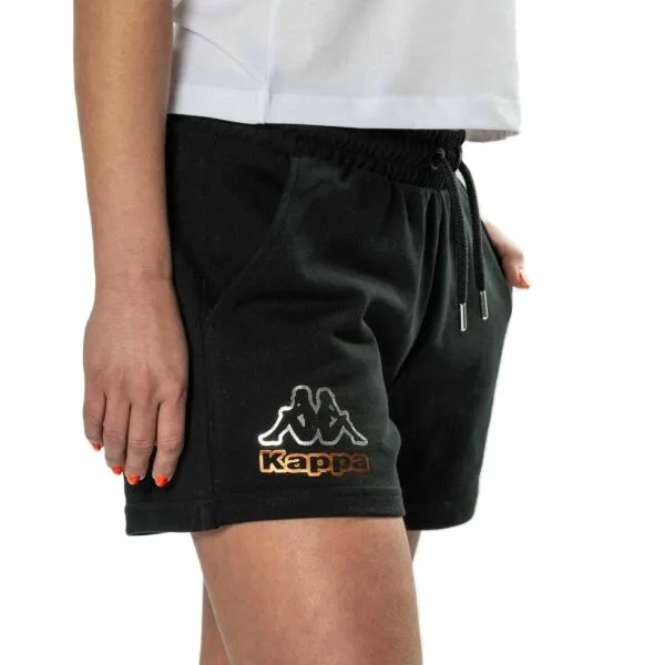 Kappa LOGO FELLINA Dámske šortky, čierna, veľkosť