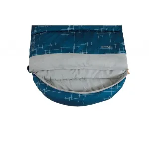 Vango KANTO SINGLE QUAD Spací vak, modrá, veľkosť 215 cm - ľavy zips