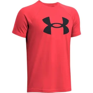 Under Armour TECH BIG LOGO SS Chlapčenské tričko, červená, veľkosť M