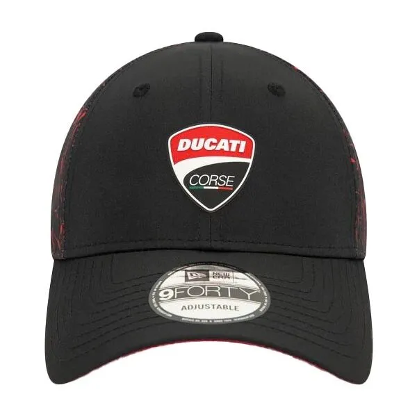 New Era DUCATI MOTOR CRINKLE AOP 9FORTY Šiltovka, čierna, veľkosť UNI