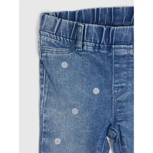 GAP V-JEG FOIL DOT Dievčenské džínsy, modrá, veľkosť