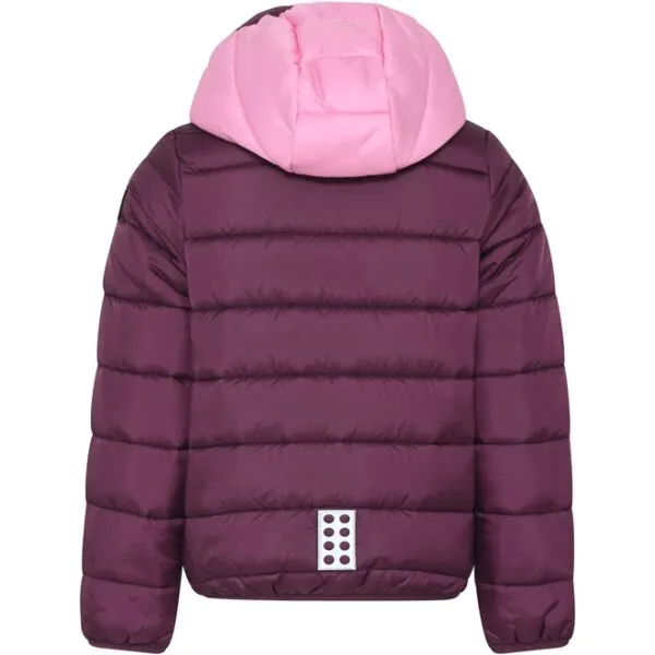 LEGO&reg; kidswear LWJESSE 602 Dievčenská bunda, vínová, veľkosť