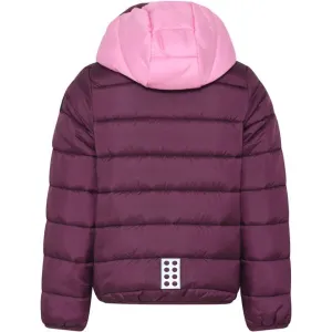 LEGO&reg; kidswear LWJESSE 602 Dievčenská bunda, vínová, veľkosť