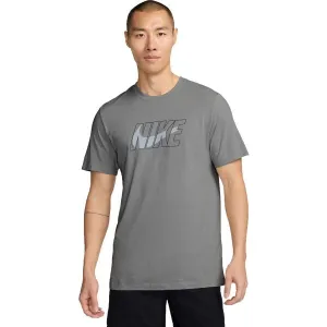 Nike DRI-FIT Pánske tričko, sivá, veľkosť