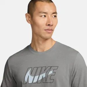 Nike DRI-FIT Pánske tričko, sivá, veľkosť