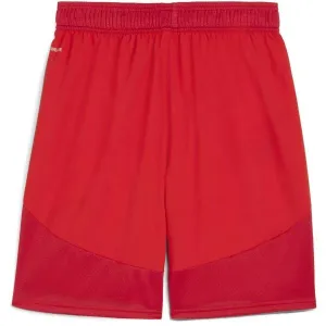 Puma TEAMFINAL SHORTS Pánske futbalové šortky, červená, veľkosť