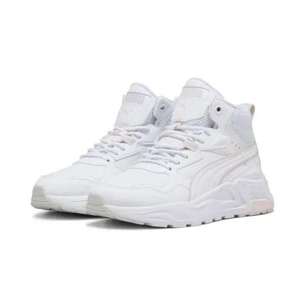 Puma TRINITY LITE MID Pánska zateplená vychádzková obuv, biela, veľkosť 37