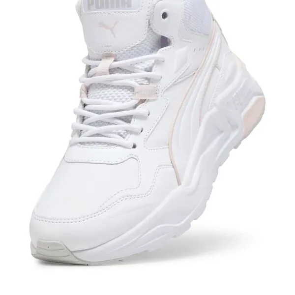 Puma TRINITY LITE MID Pánska zateplená vychádzková obuv, biela, veľkosť 37