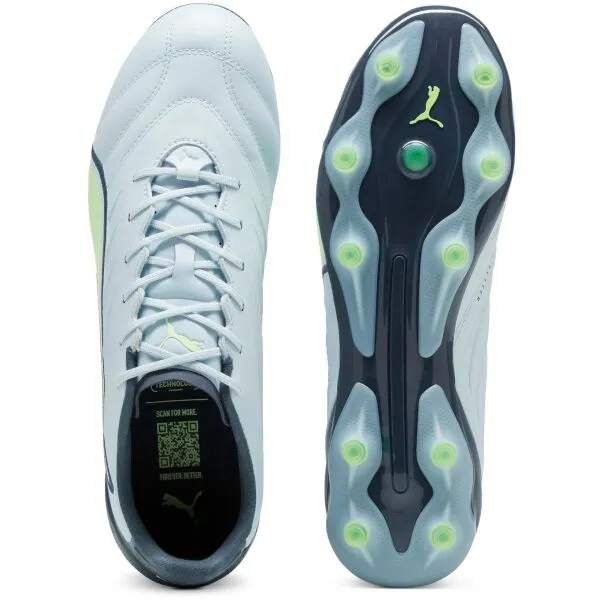 Puma KING PRO FG/AG Pánske kopačky, svetlomodrá, veľkosť 42.5