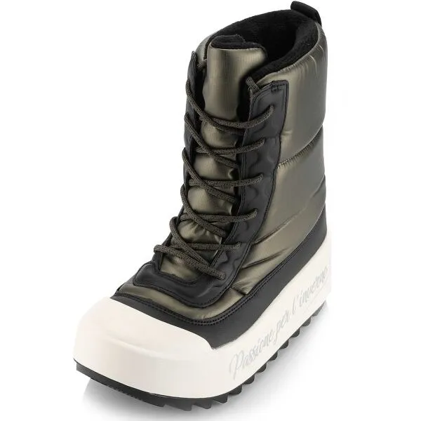 ALPINE PRO HAMA Dámska zimná obuv, khaki, veľkosť
