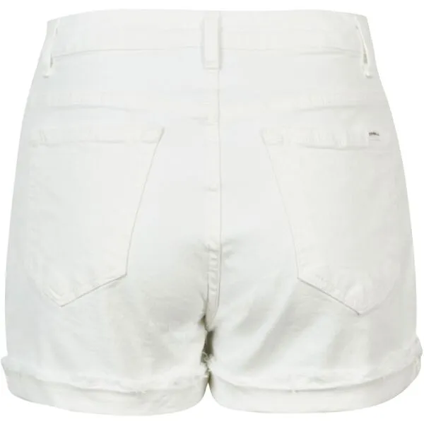 O'Neill ESSENTIALS 5-POCKET SHORTS Dámske šortky, biela, veľkosť