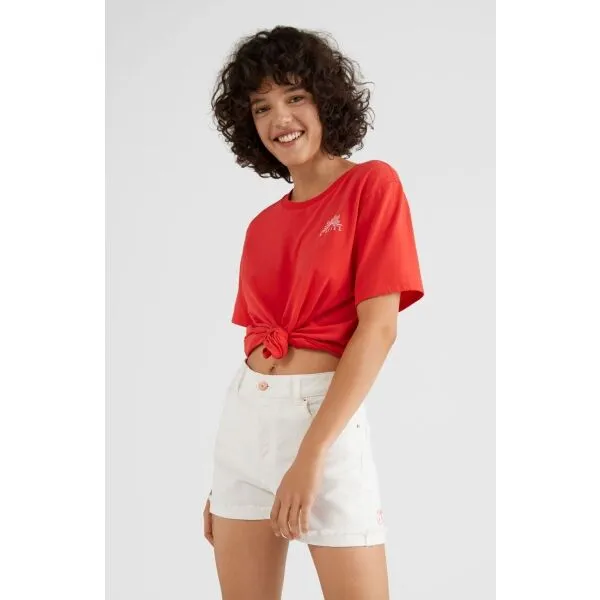 O'Neill ESSENTIALS 5-POCKET SHORTS Dámske šortky, biela, veľkosť