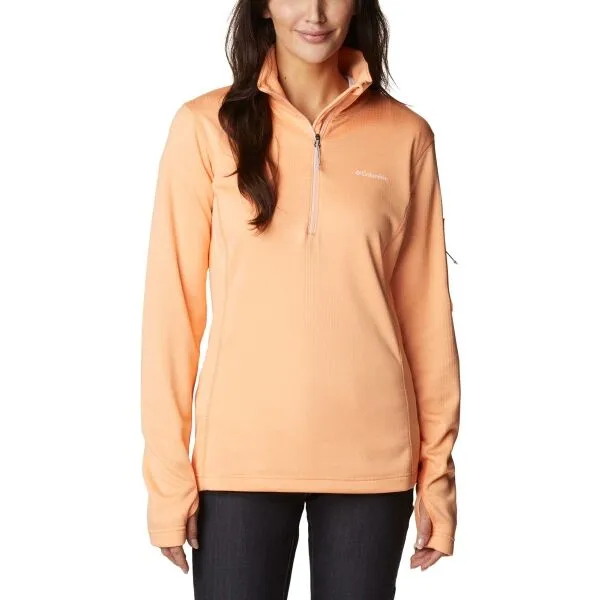 Columbia W PARK VIEW 1/2 ZIP FLEECE Dámska mikina, oranžová, veľkosť
